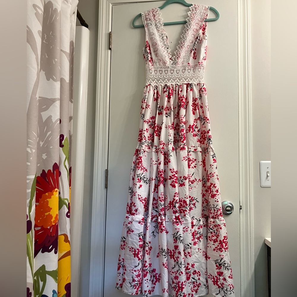 CBR Floral Maxi dress size small